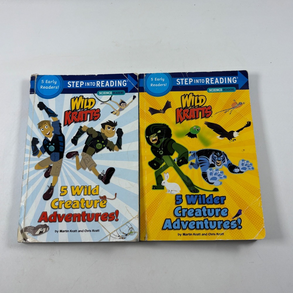 Wild Kratts Step Into Reading Book Early Readers Lot Wild Creature Adventures